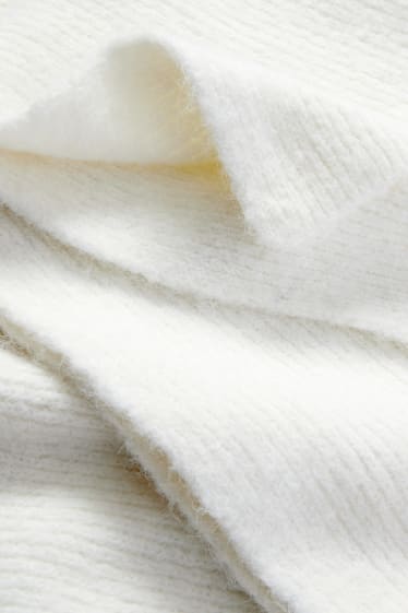 Ados & jeunes adultes - CLOCKHOUSE - écharpe en maille - blanc