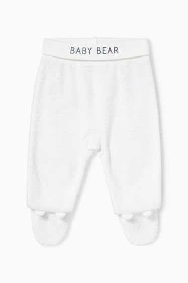 Babies - Teddy bear - newborn outfit - 2-piece - gray