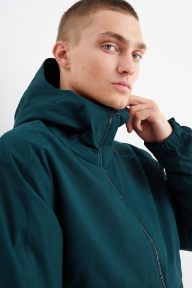 Men - Ski jacket with hood - green