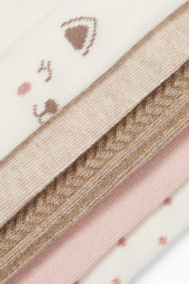 Baby: meisjes - Set van 5 - babymaillot - beige