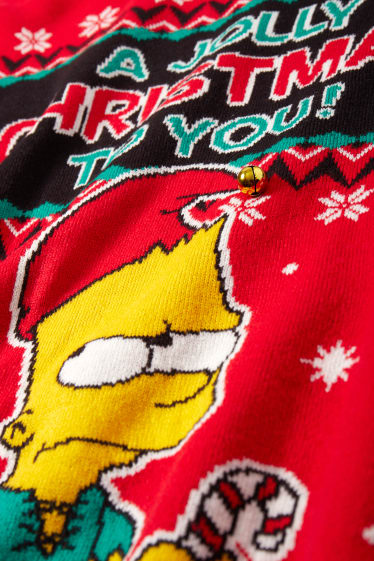 Home - Jersei nadalenc - Els Simpsons - vermell