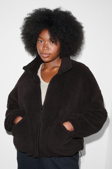 Damen - CLOCKHOUSE - Teddyjacke - schwarz