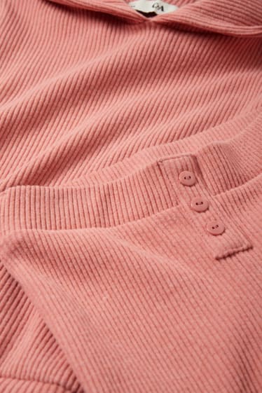 Enfants - Ensemble - sweat à capuche et pantalon - 2 pièces - rose