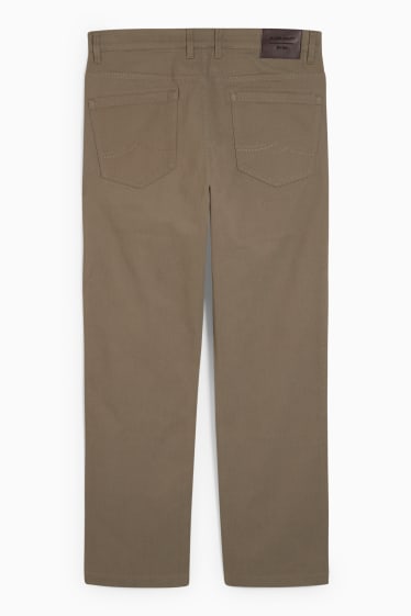 Hommes - Pantalon - regular fit - marron clair