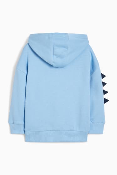 Children - Dinosaur - hoodie - light blue