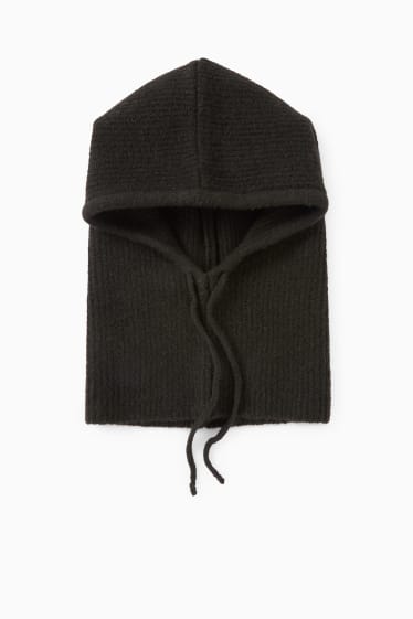 Damen - Balaclava - schwarz
