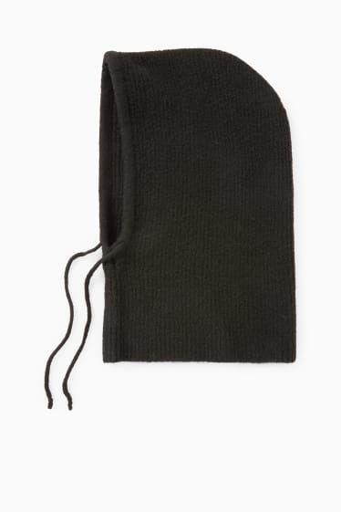 Damen - Balaclava - schwarz