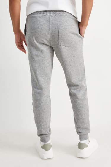 Hommes - Pantalon de jogging - gris clair chiné