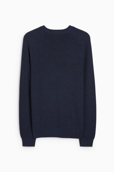 Hommes - Pull - bleu foncé