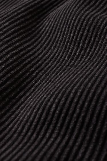 Women - CLOCKHOUSE - cropped long sleeve top - black