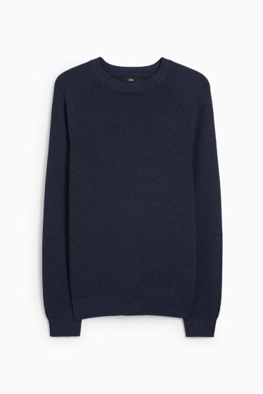 Heren - Trui - donkerblauw