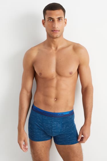 Hommes - Lot de 3 - boxers - bleu foncé