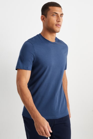 Uomo - T-shirt - blu