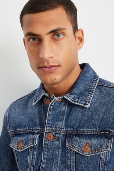 Herren - Jeansjacke - jeansblau