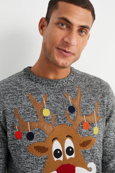 Home - Jersei nadalenc - Rudolf - gris jaspiat