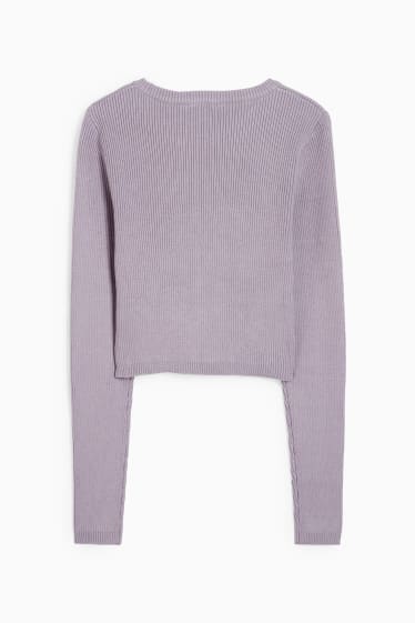 Jóvenes - CLOCKHOUSE - jersey crop - violeta claro