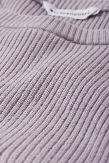 Jóvenes - CLOCKHOUSE - jersey crop - violeta claro