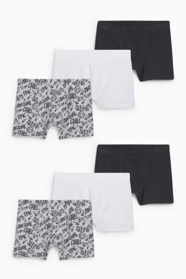 Children - Multipack of 6 - boxer shorts - dark gray
