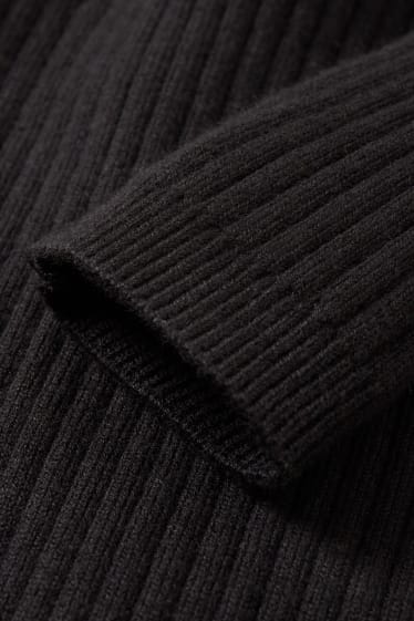 Damen - CLOCKHOUSE - Crop Pullover - schwarz