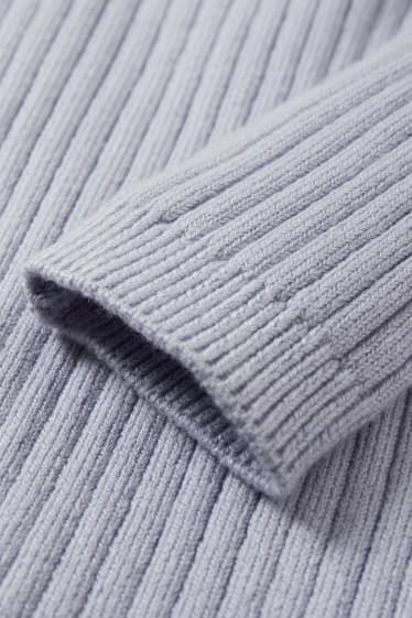 Femei - CLOCKHOUSE - pulover crop - violet deschis