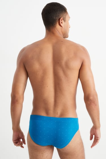 Herren - Multipack 3er - Slip - blau