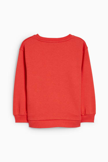 Kinder Mädchen - Sweatshirt - geblümt - rot