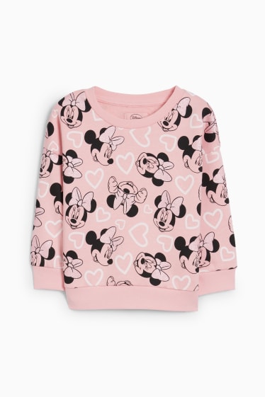 Copii - Minnie Mouse - bluză de molton - roz