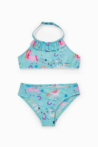 Bambini - Confezione da 2 - bikini - 4 pezzi - blu