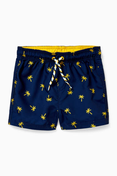 Baby Jungen - Multipack 2er - Baby-Badeshorts - gemustert - mintgrün