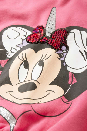 Kinderen - Minnie Mouse - hoodie - fuchsiarood