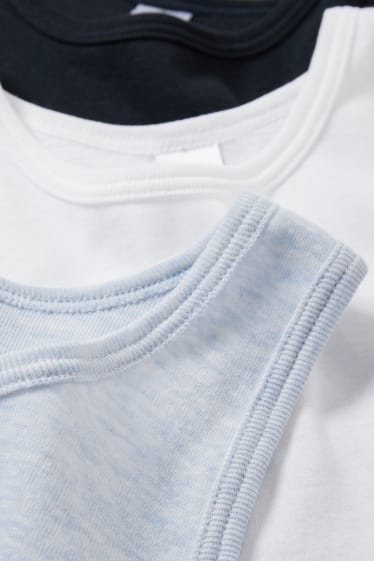 Niños - Pack de 6 - camisetas interiores - azul claro