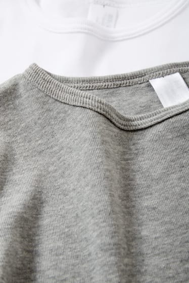 Bambini - Confezione da 3 - maglia intima - grigio chiaro
