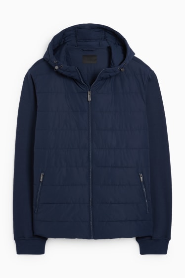 Men - Jacket with hood - dark blue