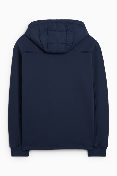 Men - Jacket with hood - dark blue