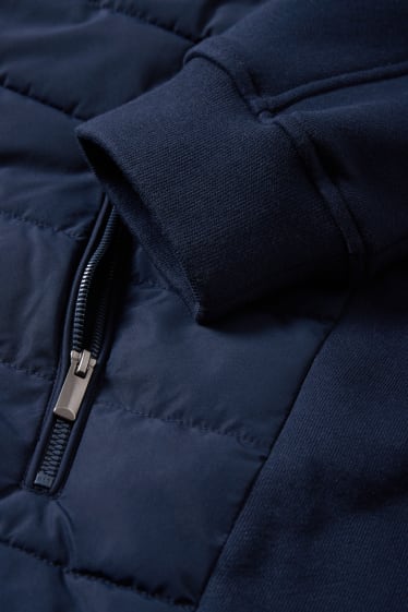 Men - Jacket with hood - dark blue