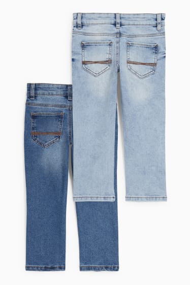 Dzieci - Wielopak, 2 szt. - straight jeans - dżins-niebieski