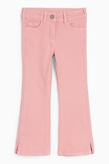 Dětské - Flared jeans - růžová