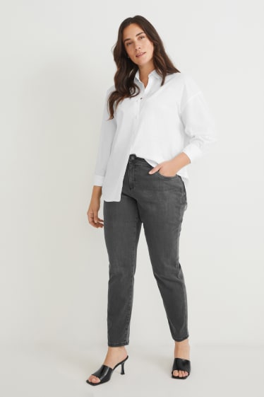 Donna - Skinny jeans - vita media - One Size Fits More - jeans grigio