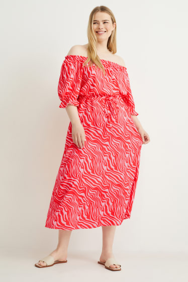 Femmes - Robe fit & flare - rouge