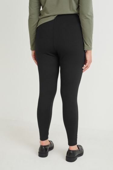 Damen - Leggings - Stretch - schwarz