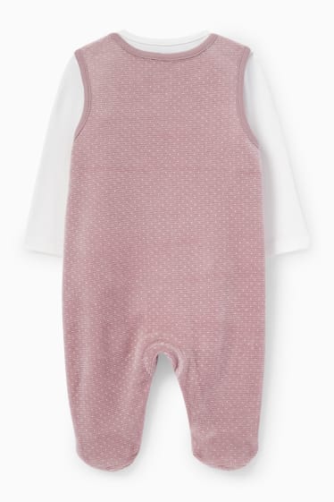 Nadó nena - Os polar - conjunt de pijama d’una peça - rosa