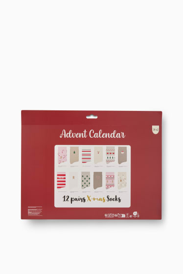 Dona - Calendari d’advent de mitjons - multicolor