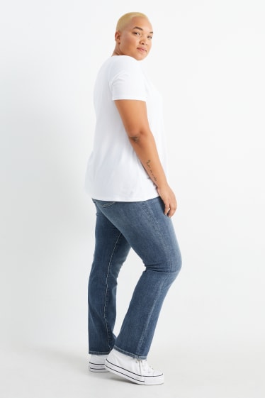 Mujer - Straight jeans - mid waist - LYCRA® - vaqueros - azul