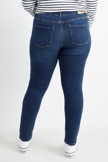 Women - Slim jeans - high waist - shaping jeans - LYCRA® - blue denim