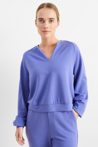 Kobiety - Bluza typu basic - fioletowy