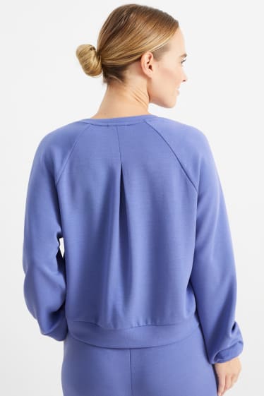 Dames - Basic sweatshirt - paars