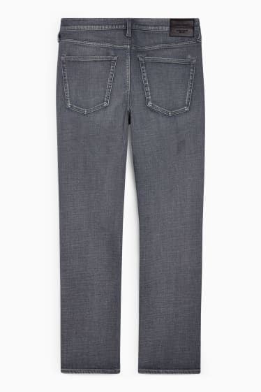 Pánské - Straight jeans - džíny - světle šedé