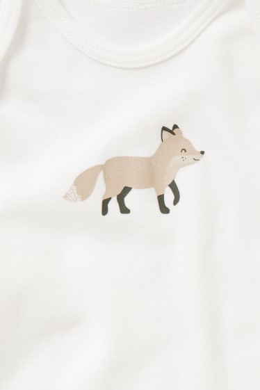 Baby Jungen - Multipack 5er - Fuchs - Baby-Body - grün