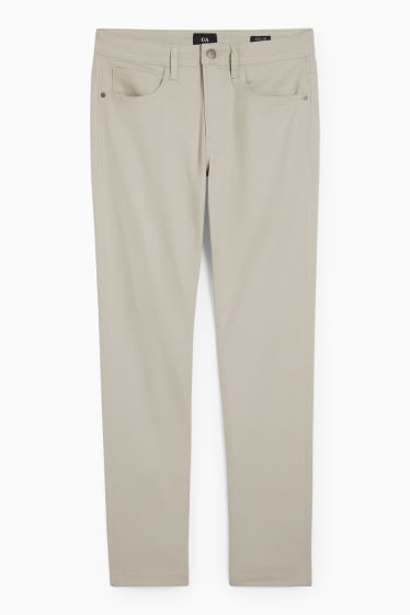 Men - Trousers - slim fit - light beige