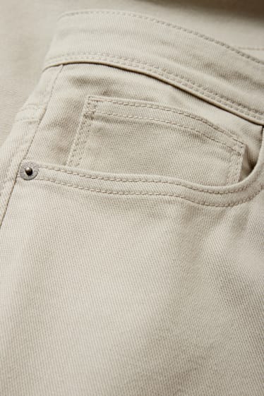Mężczyźni - Spodnie - slim fit - jasny beż